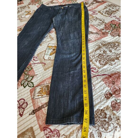 G by Guess Womens Eva Skinny Blue Jeans  Stretch Pants Embroidered Pockets Sz 29 - Picture 5 of 13